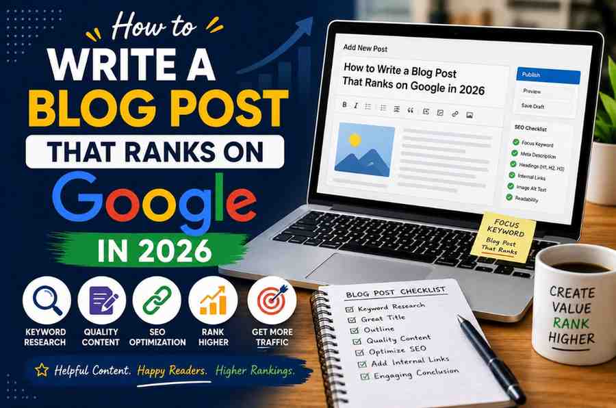 How to Write a Blog Post That Ranks on Google in 2026